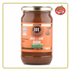 DULCE DE LECHE CON SABOR A RON SIN AZUCAR 400gr DOÑA MAGDALENA (LIBRE DE GLÚTEN)