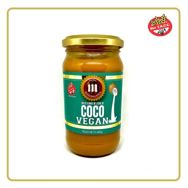 DULCE DE LECHE VEGANO 400gr DOÑA MAGDALENA (LIBRE DE GLÚTEN)