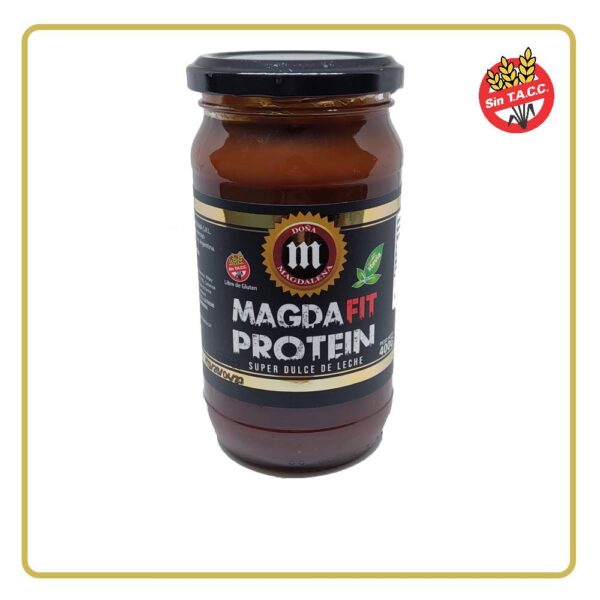 DULCE DE LECHE MAGDA FIT PROTEIN SIN AZÚCAR 400gr DOÑA MAGDALENA (LIBRE DE GLÚTEN)