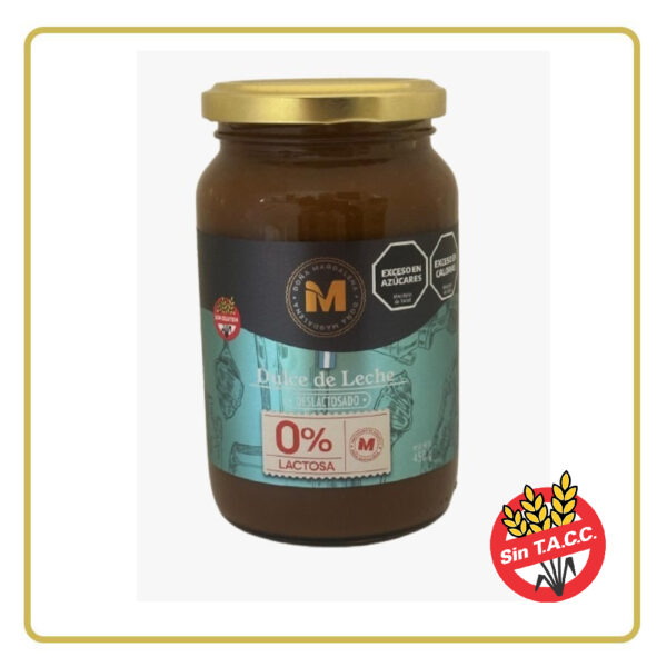 DULCE DE LECHE DESLACTOSADO 450GR "DOÑA MAGDALENA"